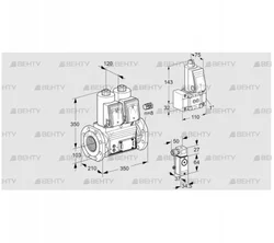 VCS8100F05NNWR3E/P3Z-/3-PP (88204862) Сдвоенный газовый клапан Kromschroder