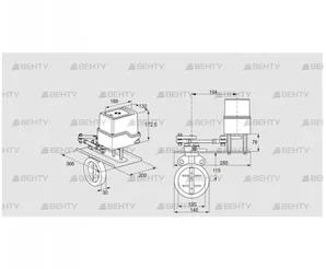 IDR100Z03D100GD/50-60W30E (88303573) Дроссельная заслонка Kromschroder