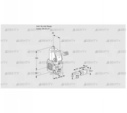 VAS3-/50R/NW (88004331) Газовый клапан Kromschroder