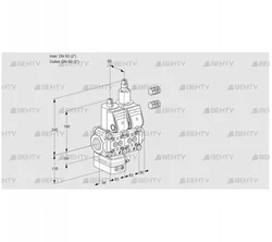 VCD3E50R/50R05D-25LQR3/PPPP/PPPP (88100491) Регулятор давления Kromschroder