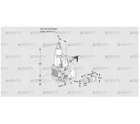 VAS3-/50F/LW (88012080) Газовый клапан Kromschroder