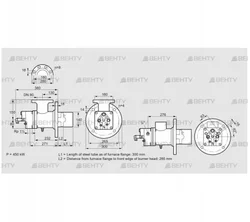 BIO 140KB-300/285-(66E)E (84099857) Газовая горелка Kromschroder