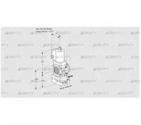 VAG2T-/40N/NQSLAK (88031590) Газовый клапан с регулятором соотношения Kromschroder