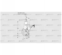 VAS115/-R/LW (88025540) Газовый клапан Kromschroder