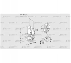 VAS125R/NW (88011552) Газовый клапан Kromschroder