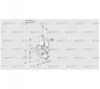 VAD125R/NW-100A (88000203) Газовый клапан с регулятором давления Kromschroder