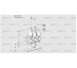 VCD1E25R/25R05D-50NWR3/PPPP/PPPP (88104508) Регулятор давления Kromschroder