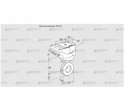 IBAF50Z05/20-60Q3TR10 (88301790) Дроссельная заслонка Kromschroder