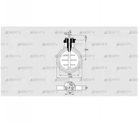 DKR 350Z03F650D (03149257) Дроссельная заслонка Kromschroder