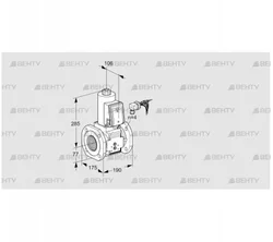 VAS665F05NKB/PP/PP (88203094) Газовый клапан Kromschroder