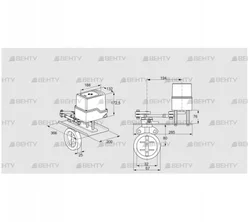 IDR32Z03D450GDW/50-60W30TR10 (88302652) Дроссельная заслонка Kromschroder