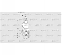 VAS1T20/-N/LWSL (88028469) Газовый клапан Kromschroder