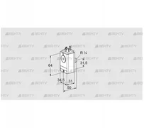 DG 150VC8D-5W (84448470) Датчик-реле давления газа Kromschroder