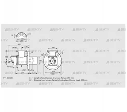 BIO 140RD-350/335-(27)E (84008148) Газовая горелка Kromschroder