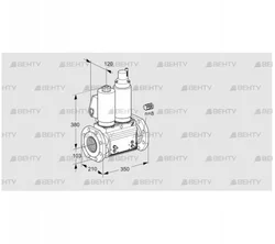 VCS8100F05NLWGL3B/MPPM/PPPP (88203699) Сдвоенный газовый клапан Kromschroder