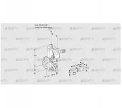 VAS120/-R/NQ (88024344) Газовый клапан Kromschroder