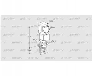 VK 50R40T5A93D (85311032) Газовый клапан с приводом Kromschroder