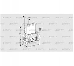 VCS780F05NNWL3E/PPPP/PPPP (88204214) Сдвоенный газовый клапан Kromschroder