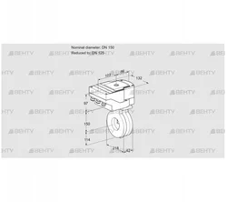 IBA150/125Z05/20-30Q3T (88301667) Дроссельная заслонка Kromschroder