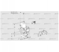 VAD1E15R/15R05D-50VWL/3-/-3 (88102809) Газовый клапан с регулятором давления Kromschroder