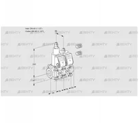 VCS2E40R/40R05LNWR3/PPPP/PPPP (88100293) Сдвоенный газовый клапан Kromschroder