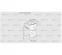 IBG80Z05/20-60W3E (88301702) Дроссельная заслонка Kromschroder