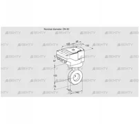 IBAF80Z05/40A2AR10 (88301661) Дроссельная заслонка Kromschroder