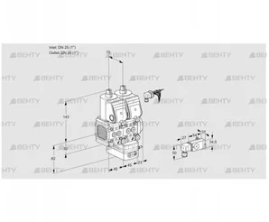 VCD1E25R/25R05FND-50WR/3-PP/PPPP (88104209) Регулятор давления Kromschroder