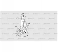 VAS780F05LKGR3B/MM/PP (88207122) Газовый клапан Kromschroder