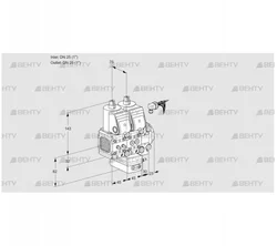 VCH1E25R/25R05FNHEVWR/MMPP/PPPP (88103807) Клапан с регулятором расхода Kromschroder