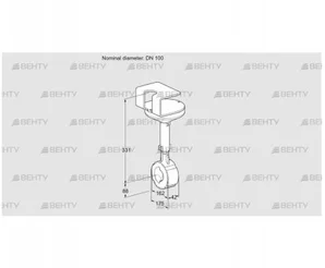 BVHR100Z01A (88302693) Дроссельная заслонка Kromschroder