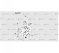 VAD350F/NQ-25A (88018996) Газовый клапан с регулятором давления Kromschroder