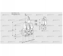 VCS2E40R/40R05NLWSR3/PPPP/PPBS (88101169) Сдвоенный газовый клапан Kromschroder