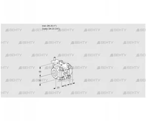 VFC125/20R05-15PPPP (88302527) Регулирующий клапан Kromschroder