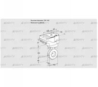 IBAF100/65Z05/20-60W3T (88302139) Дроссельная заслонка Kromschroder