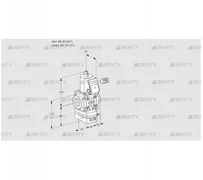 VAD120/15R/NW-100B (88005470) Газовый клапан с регулятором давления Kromschroder