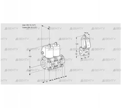 VCS1E15R/15R05NNWL/PPZS/PPPP (88103384) Сдвоенный газовый клапан Kromschroder