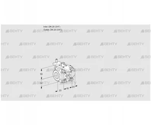 VFC120/20R05-20PPPP (88300213) Регулирующий клапан Kromschroder