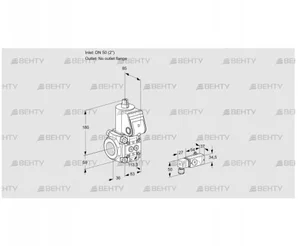 VAS350/-R/NW (88029654) Газовый клапан Kromschroder