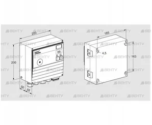 BCU460-10/1LW3GBUB1/1 (88613596) Блок управления горением Kromschroder