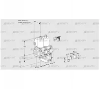 VCG1E25R/15R05NGEWL/MMPP/2-PP (88102968) Клапан с регулятором соотношения Kromschroder