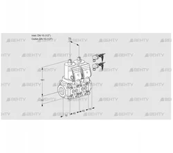 VCS1E15R/15R05NNWGR8/PPPP/PPPP (88107556) Сдвоенный газовый клапан Kromschroder