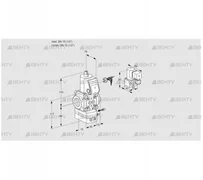 VAG115R/NWBE (88016734) Газовый клапан с регулятором соотношения Kromschroder