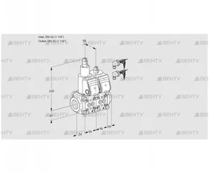 VCS2E32R/32R05LNWR6/PPPP/PPPP (88106685) Сдвоенный газовый клапан Kromschroder