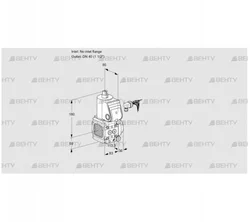 VAS3-/40R/NW (88030646) Газовый клапан Kromschroder