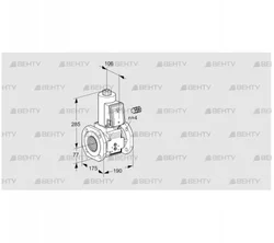 VAS665F05NQ3B/PP/PP (88202706) Газовый клапан Kromschroder