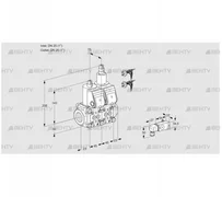 VCS1E25R/25R05NLWR5/2-PP/PPPP (88104644) Сдвоенный газовый клапан Kromschroder