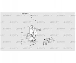 VAS350/-R/NW (88007956) Газовый клапан Kromschroder