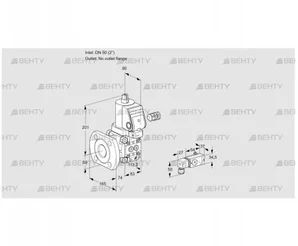 VAS350/-F/NWSR (88013258) Газовый клапан Kromschroder