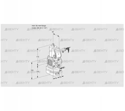 VAG2-/40R/NWAE (88005421) Газовый клапан с регулятором соотношения Kromschroder